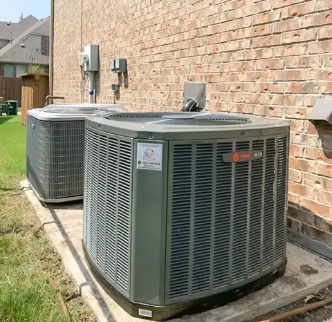 Air Zone Experts installed 2 high efficiency Trane air conditioners.